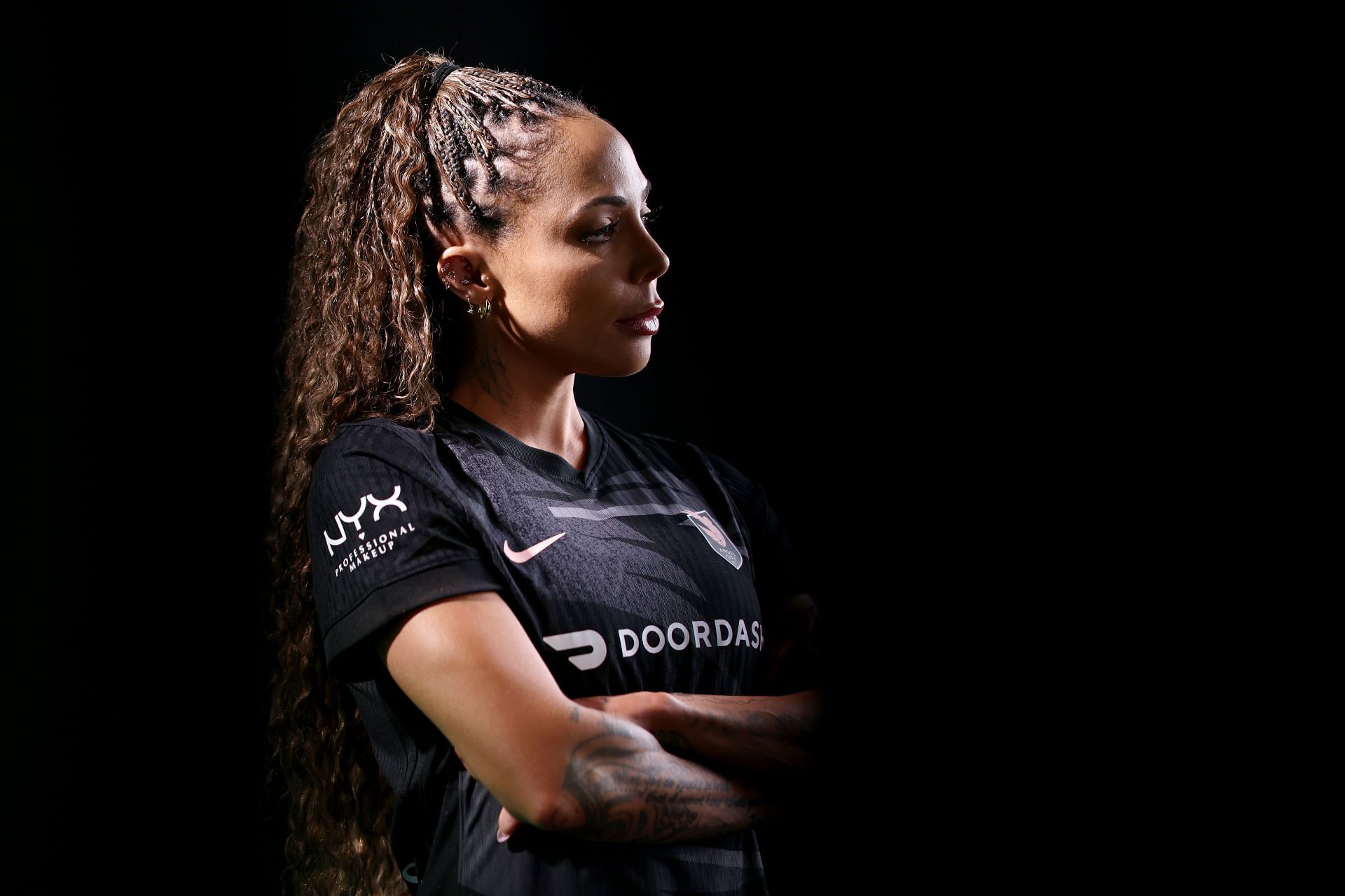Leroux at the Angel City FC Media Day - (Source: Getty)